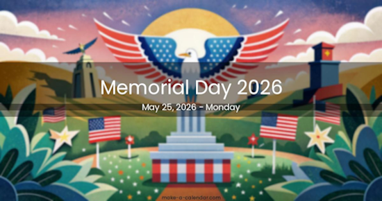 2026 Memorial Day